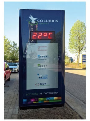 Reclamezuil verlicht T200 plat Enkz. | 1500 x 3000 mm