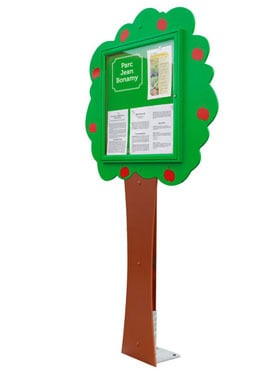 [408010] Thema Informatiekast Boom | 750 x 750 x 29 mm (wandmontage)