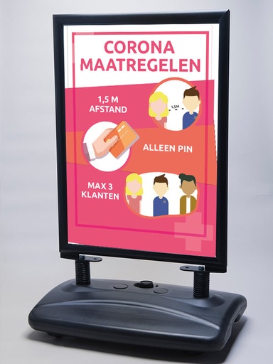 [SQ30B] Posterbord Blek Restyle | 840 x 1188 (A0)